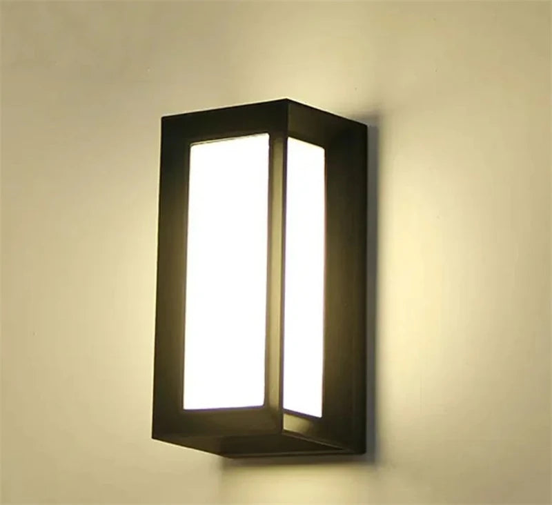 Modern Black LED Outdoor Wall Sconce