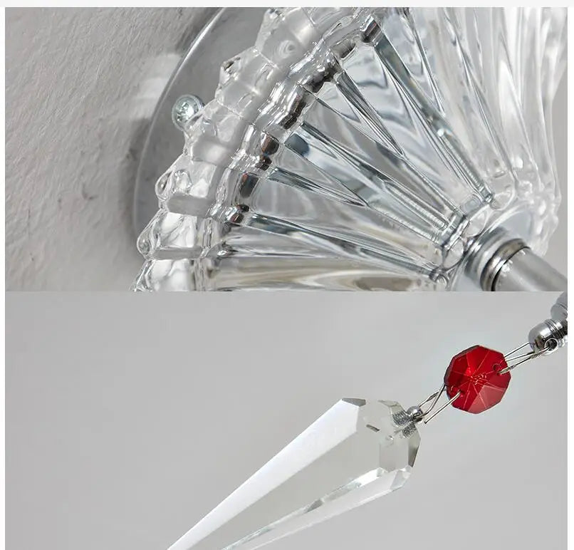 Crystal Glow Wall Sconce
