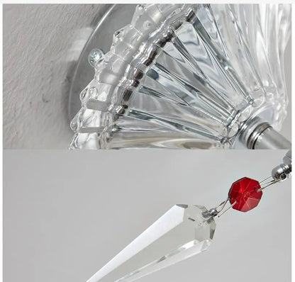 Crystal Glow Wall Sconce