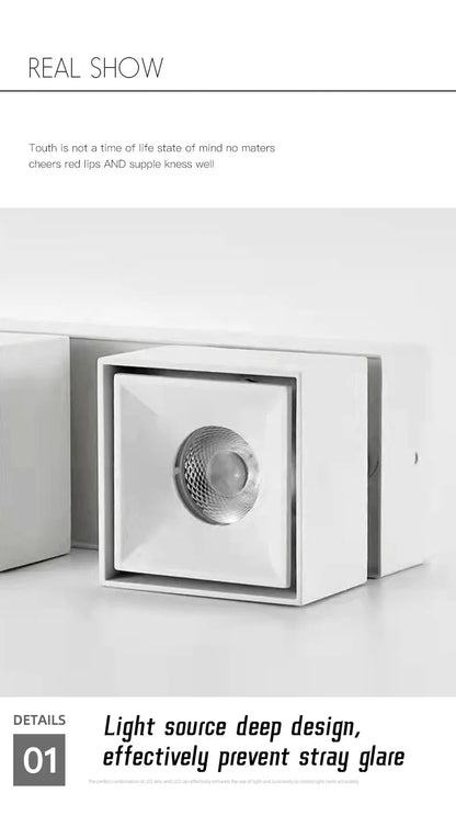 Dimmable 360° COB LED Downlight Spotlights