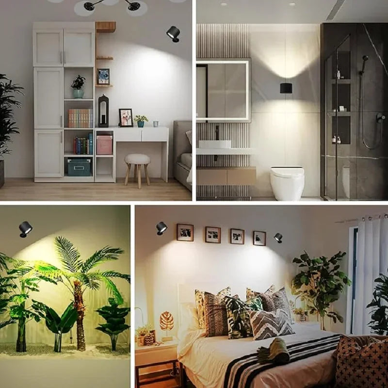 Magnetic Dual-Head Wall Light