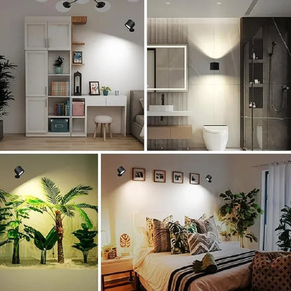 Magnetic Dual-Head Wall Light