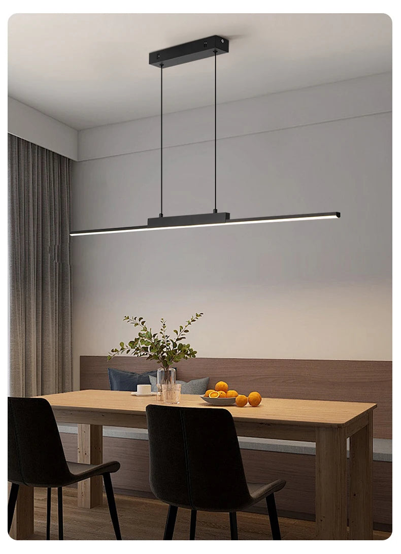 Slim Linear LED Pendant
