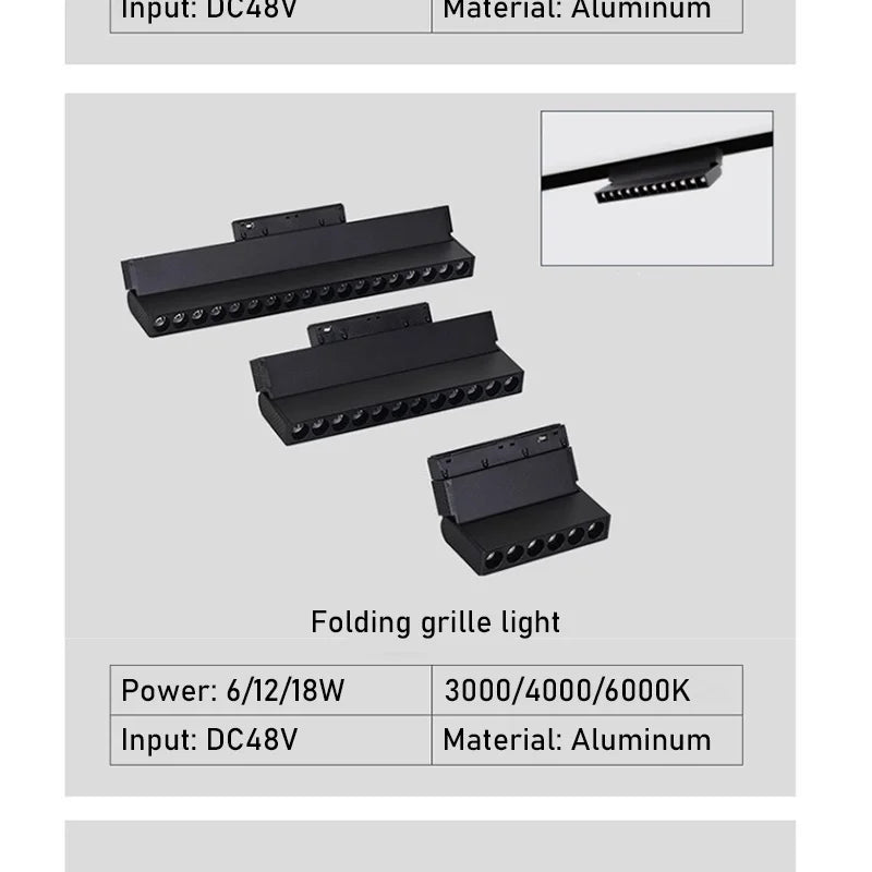 MagnaGlow Ceiling Track Light System