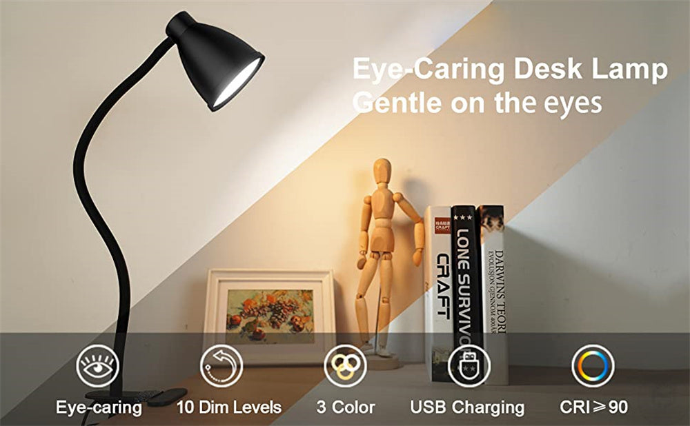 FlexiClip LED Desk Lamp