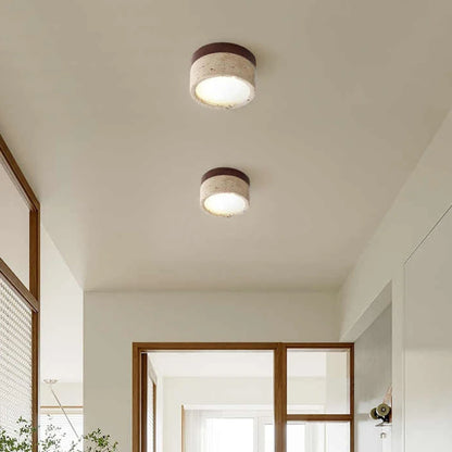 Travertine Wall and Ceiling Light
