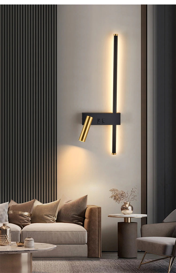 Nordic Bedside Wall Lamp