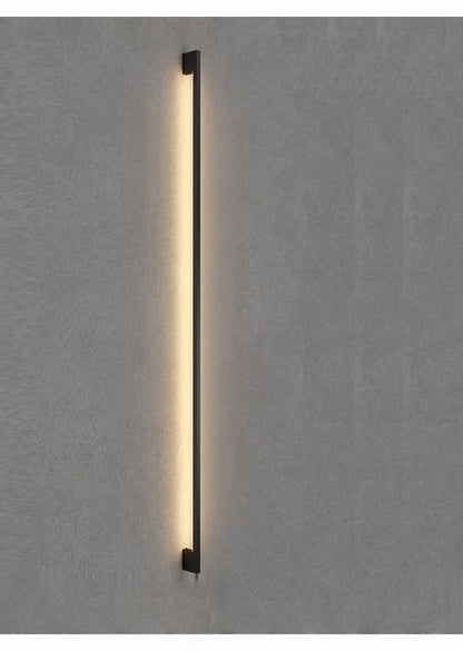 Black Strip Wall Lamp - Modern Bar Shape Lighting