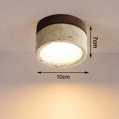 Travertine Wall and Ceiling Light