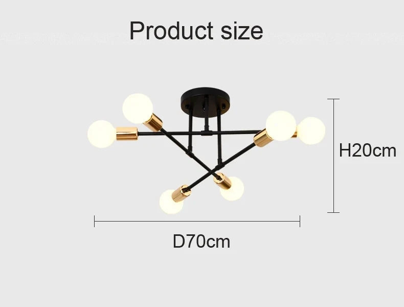 Nordic Iron Pendant Light