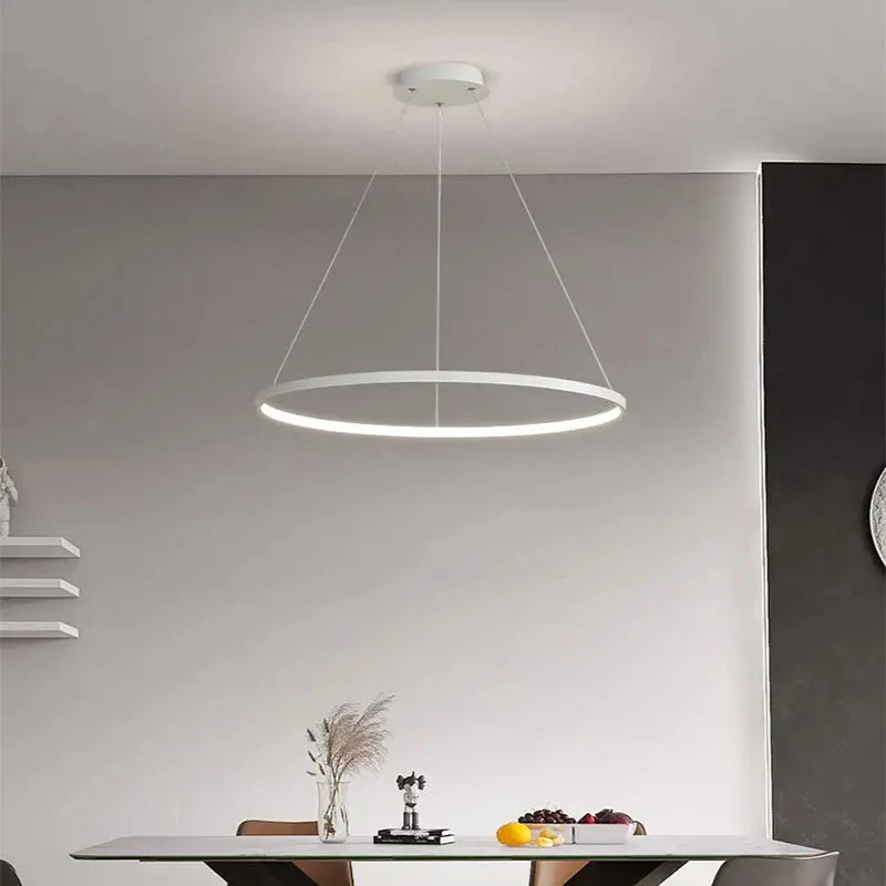 Round LED Ring Pendant