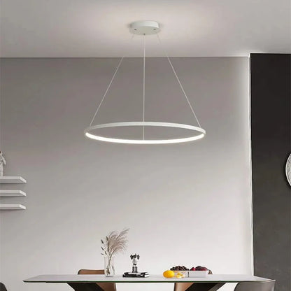 Round LED Ring Pendant