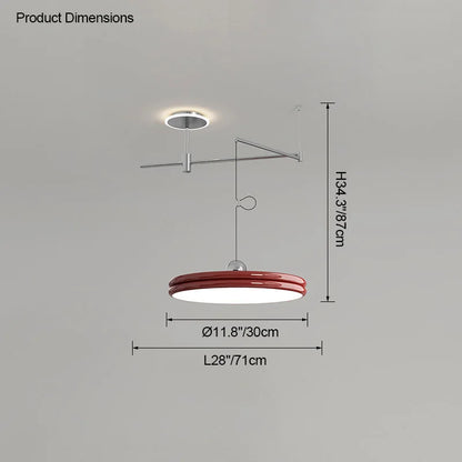 EyeCare Round Rotatable Dining Glam Light