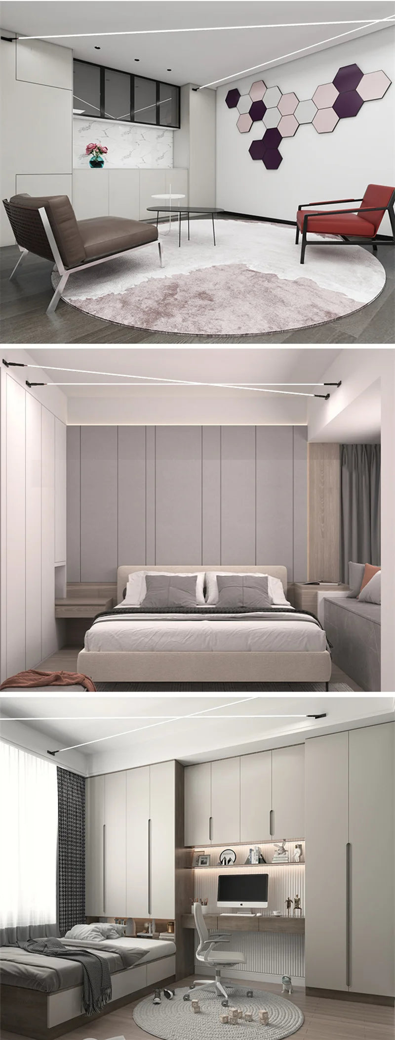 Skyline Steel Strip LED Wall Light