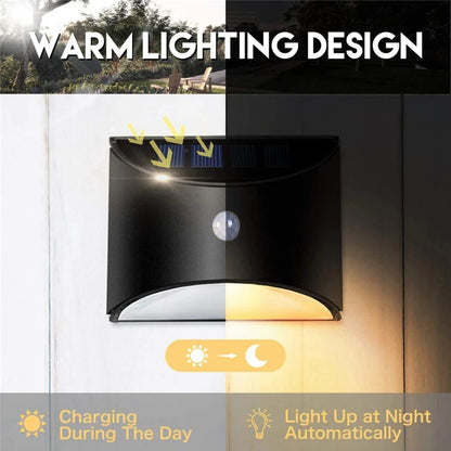 Sunlit Sconce: Waterproof Solar Wall Light