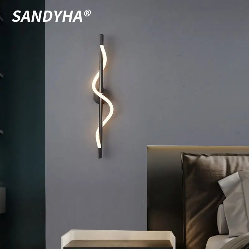 SANDYHA Minimalist LED Strip Wall Lamp