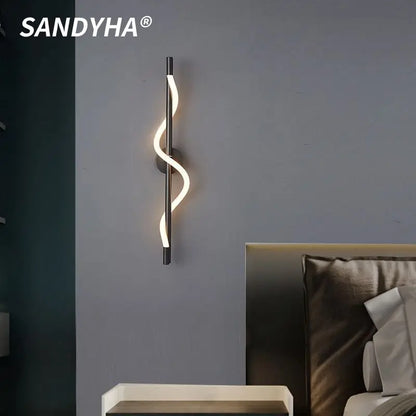 SANDYHA Minimalist LED Strip Wall Lamp
