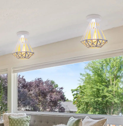 Retro Loft LED Ceiling Lamp - Vintage Charm