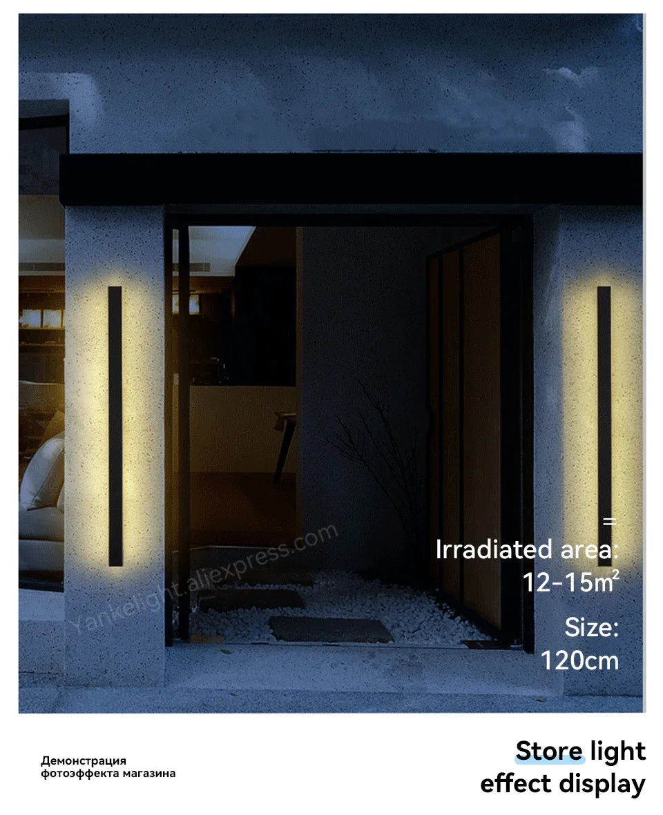Nordic Waterproof LED Wall Sconce - Patio Light
