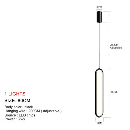 LuminaSphere: Modern LED Chandelier Pendant Light