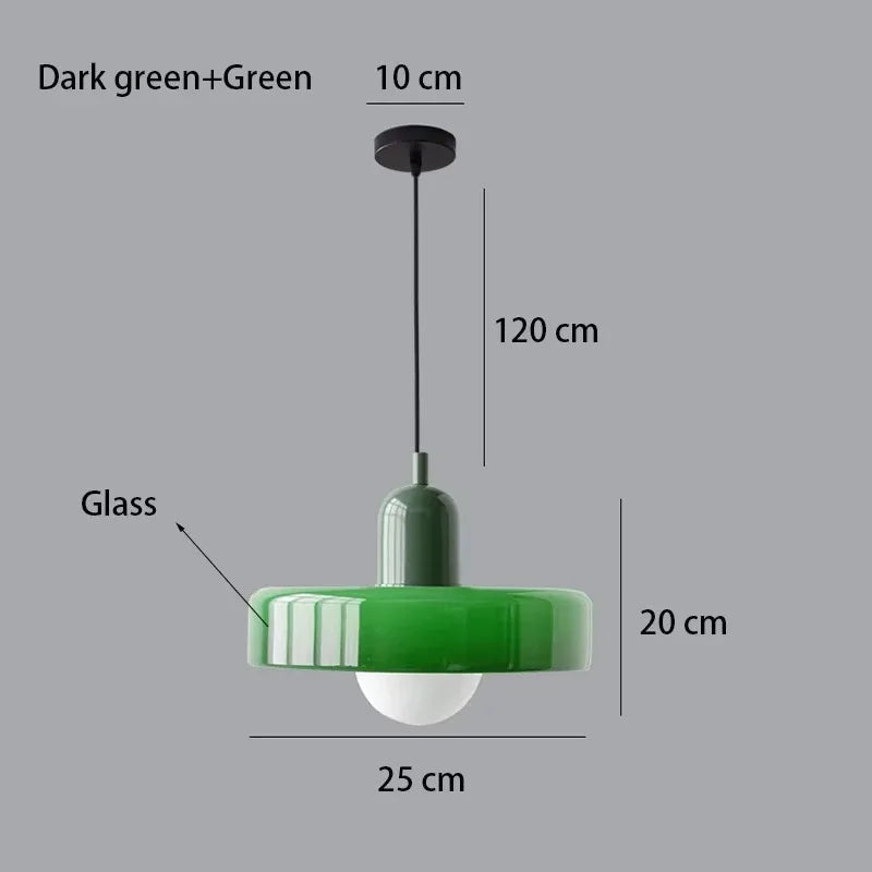Nordic Retro Glass Pendant