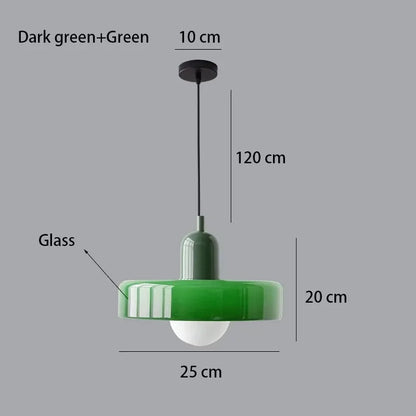 Nordic Retro Glass Pendant