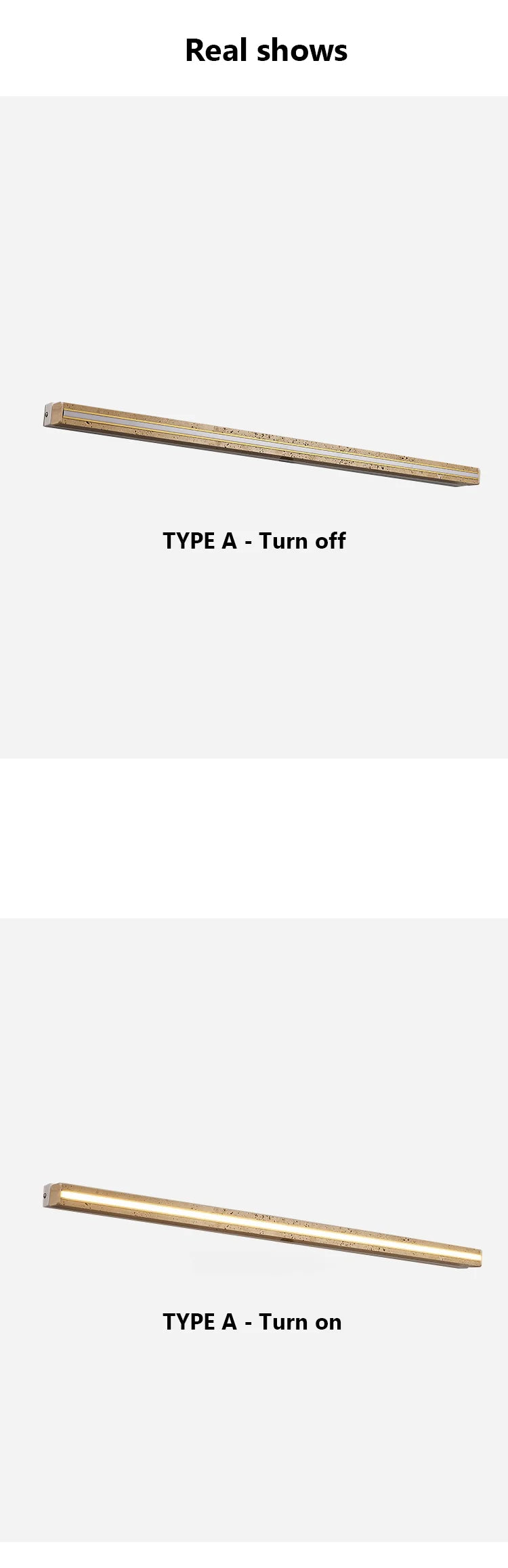 Travertine Glow: Modern Wall Sconce