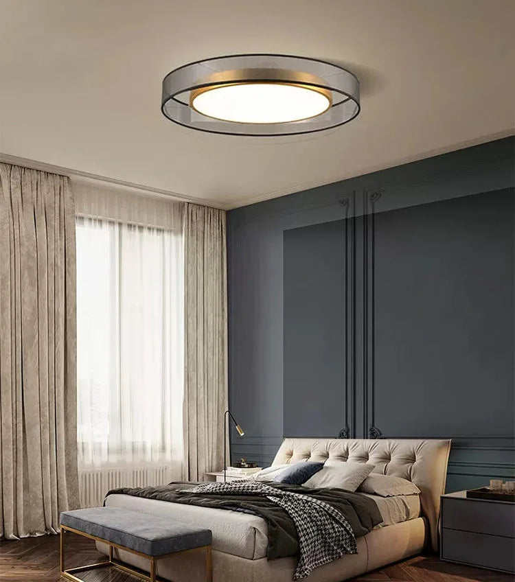 Nordic Gauze Ring Ceiling Light
