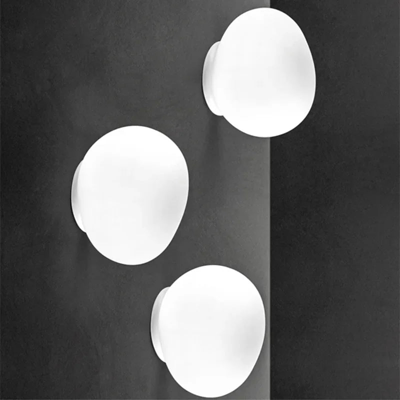 Artisan Egg Sconce with LED