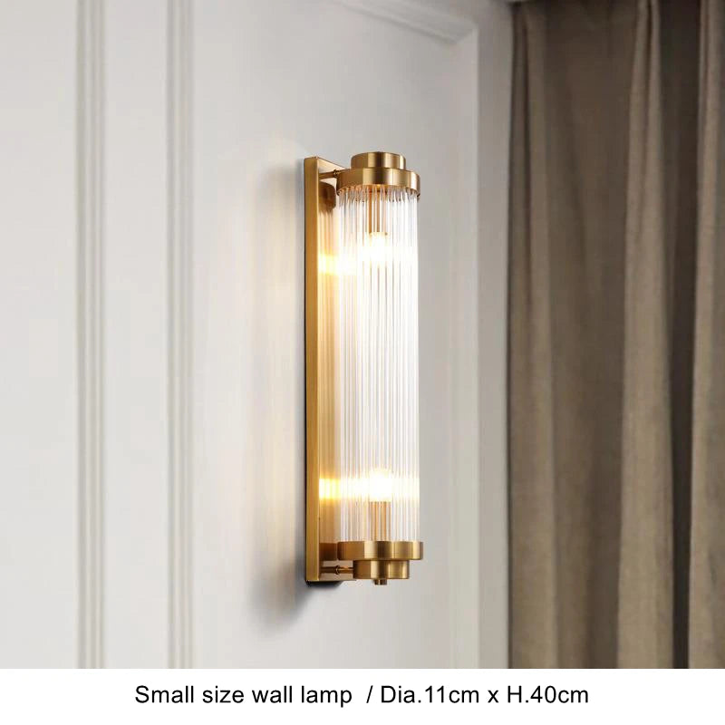GlowWave Modern Crystal Wall Sconce