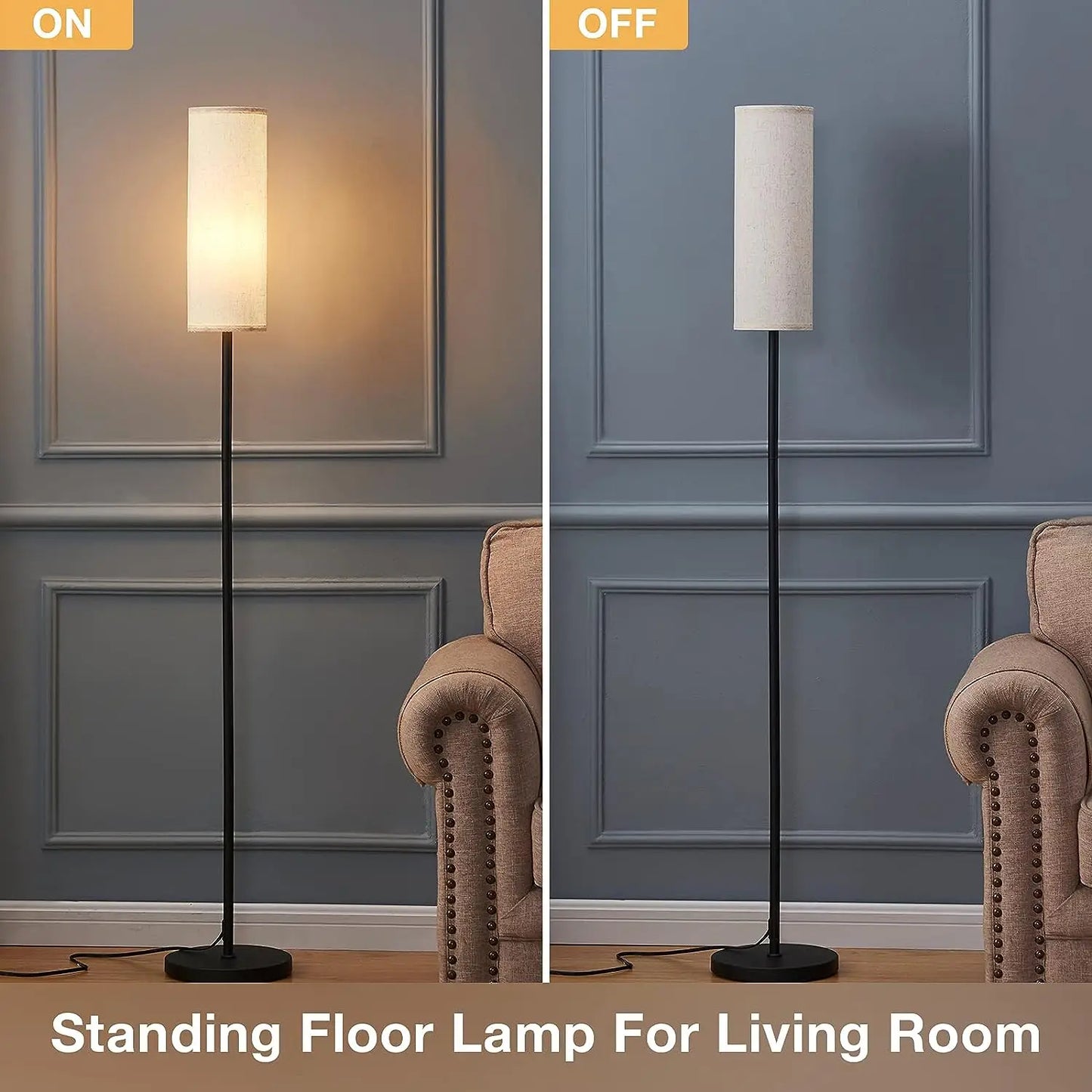 Modern Standing Lamp with Foot Switch
