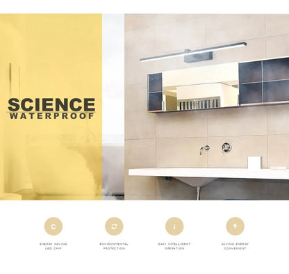 LED Mirror Lights Wall Lamps Recharge