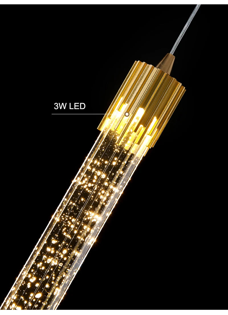 Crystal Rod LED Pendant