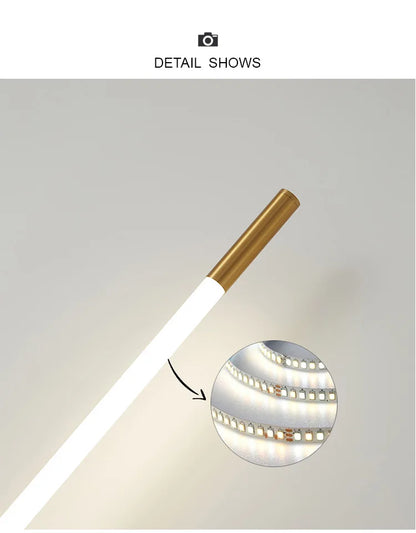 Elegant LED Wall Sconce: Modern Black & Gold