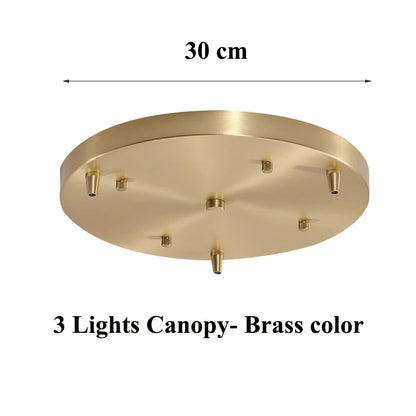 Green Glass Brass Pendant