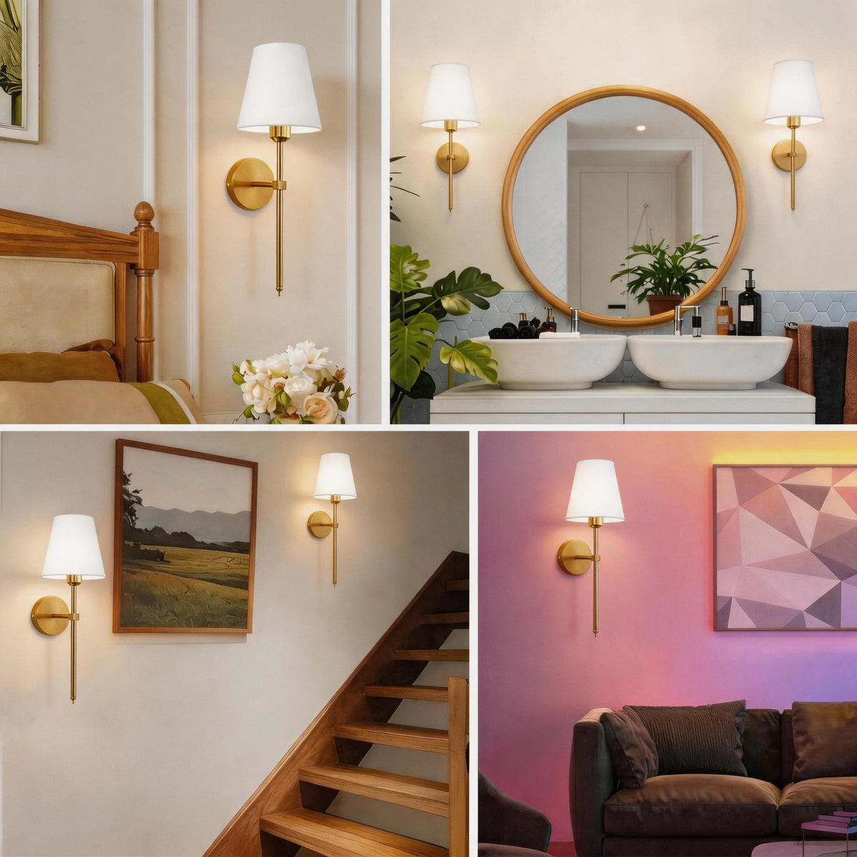 Rechargeable Remote Wall Sconce