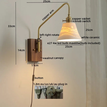 Copper Glow LED Wall Sconce - Modern Home Elegance