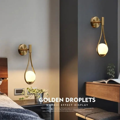 Nordic Glow Plug-In Wall Sconce Light