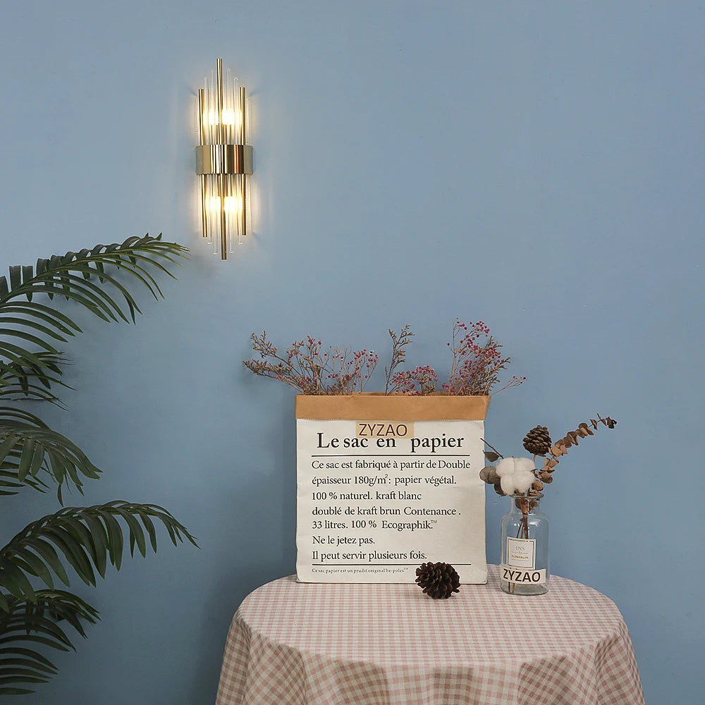 Crystal Up Down Sconce