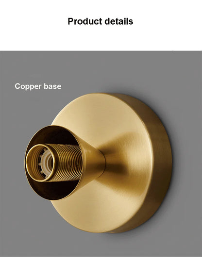 Elegant LED Glass Wall Sconce for Modern Spaces