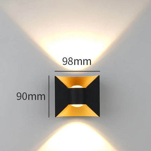 AluGlow Waterproof LED Porch Wall Sconce