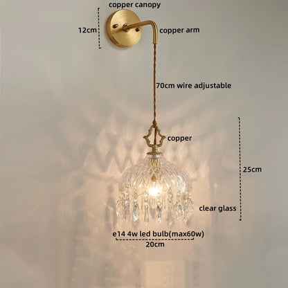 LuxCrystal LED Wall Sconce - Elegant Home Illumination