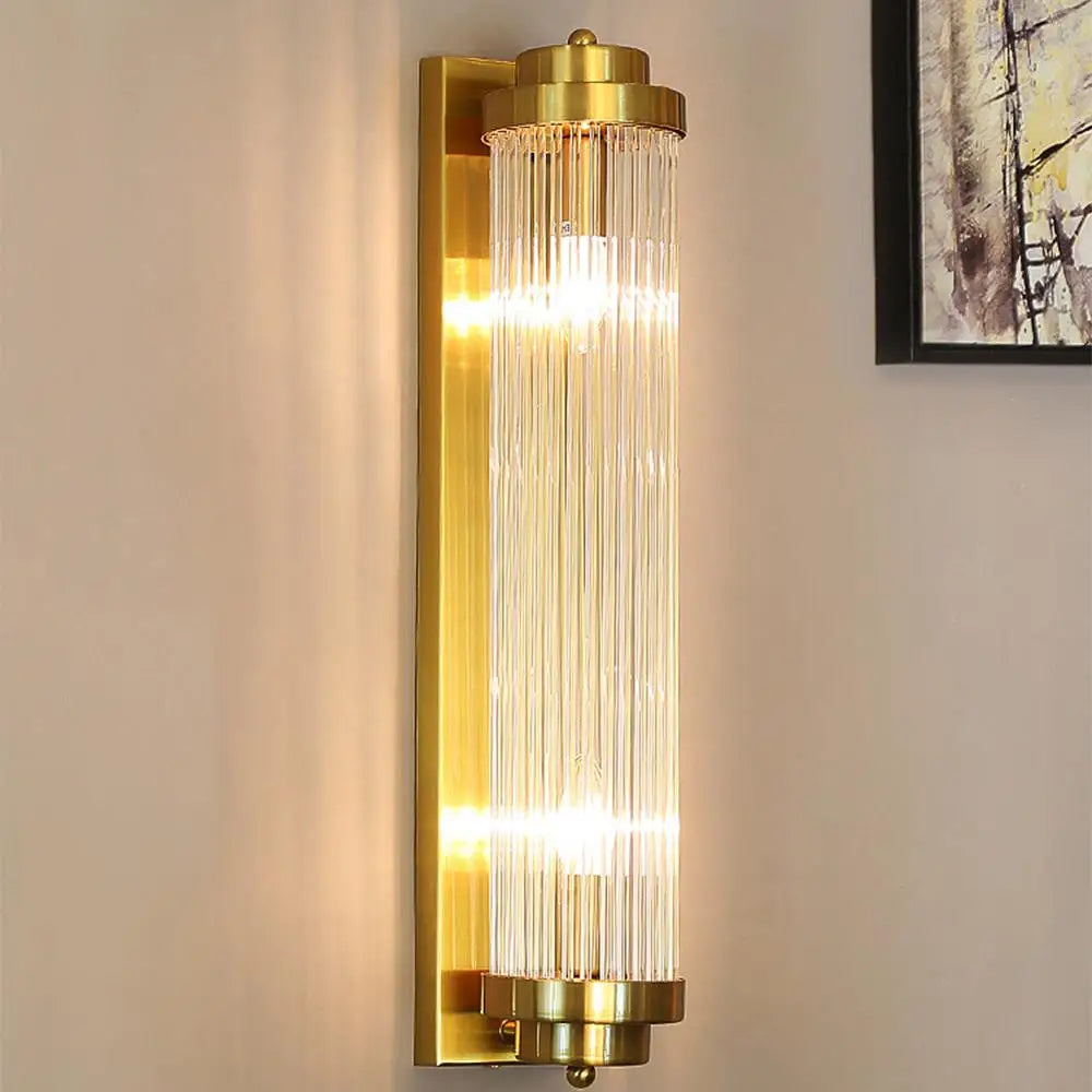 GlowWave Modern Crystal Wall Sconce