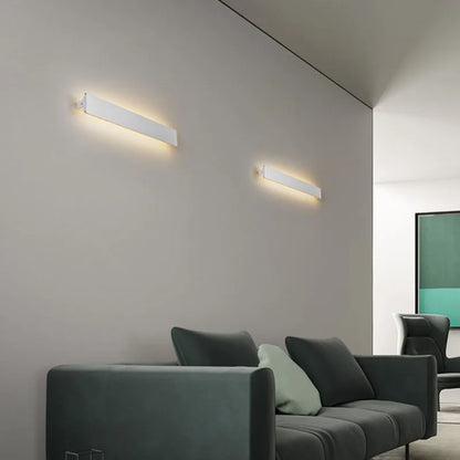 Gold Modern Long Wall Sconce for Bedroom & Hallway