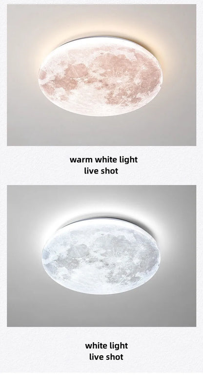 LunarGlow Modern Ceiling Lamp for Stylish Spaces