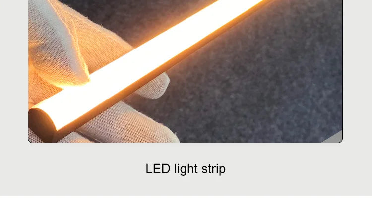 Minimalist Long LED Black Wall Lights Bedroom Art Decorate Sconce