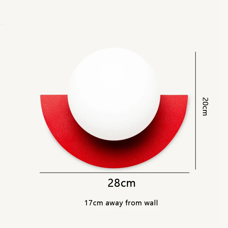 Colorful Ball Wall Sconce