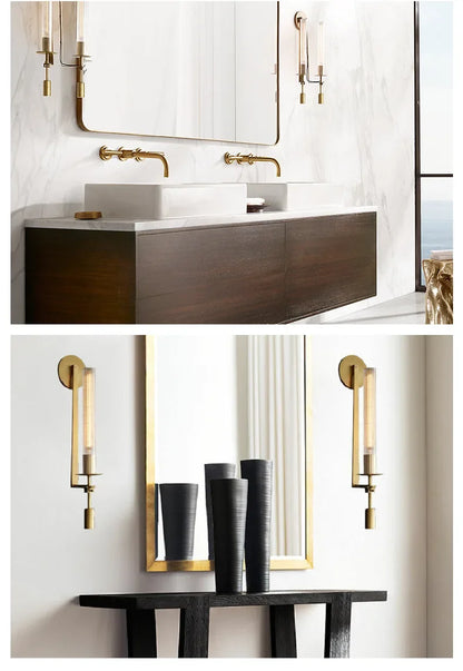 CopperGlow Modern Wall Sconce Light Fixture