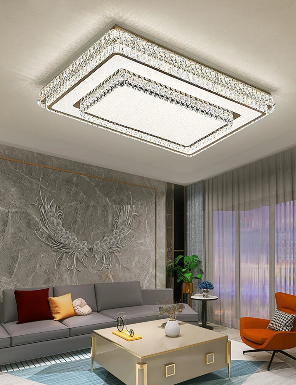 Luxe Crystal Chandelier