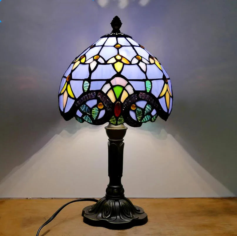 khelse Retro Tiffany Table Lamp